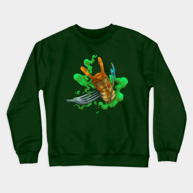 Gnoki Crewneck Sweatshirt by JohnLattaArt